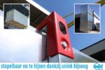 Materiaalcontainer 5mtr dubbele deuren korte zijde - Afbeelding 4