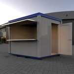 Uitgifte luik container unit