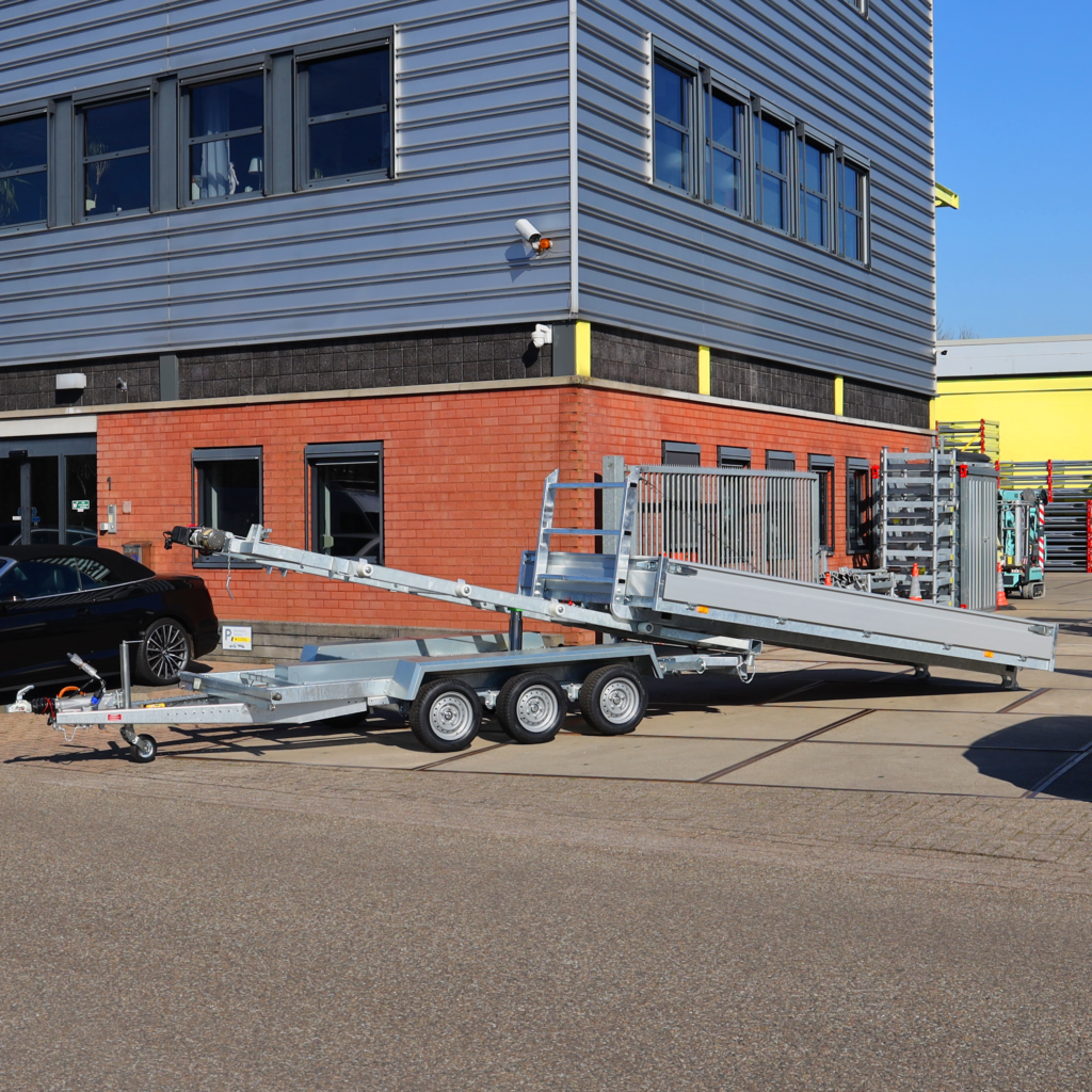 bakwagen Aanhanger afzetsysteem