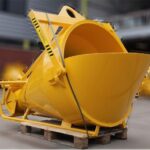 2000ltr betonkubel liggen rond onderlossing